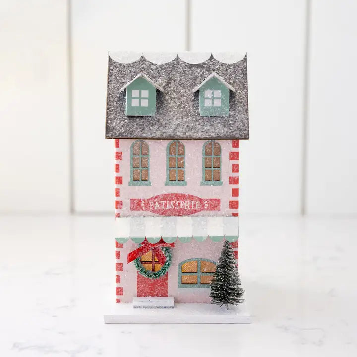 Village Christmas Paper Bakery Decoration