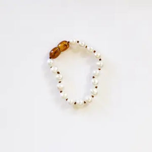 Pure Gemstone + Pearl || Anklet or Bracelet