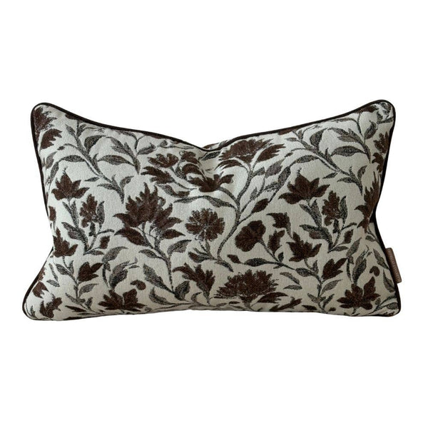 12" x 20" Thea Brown Print Cushion