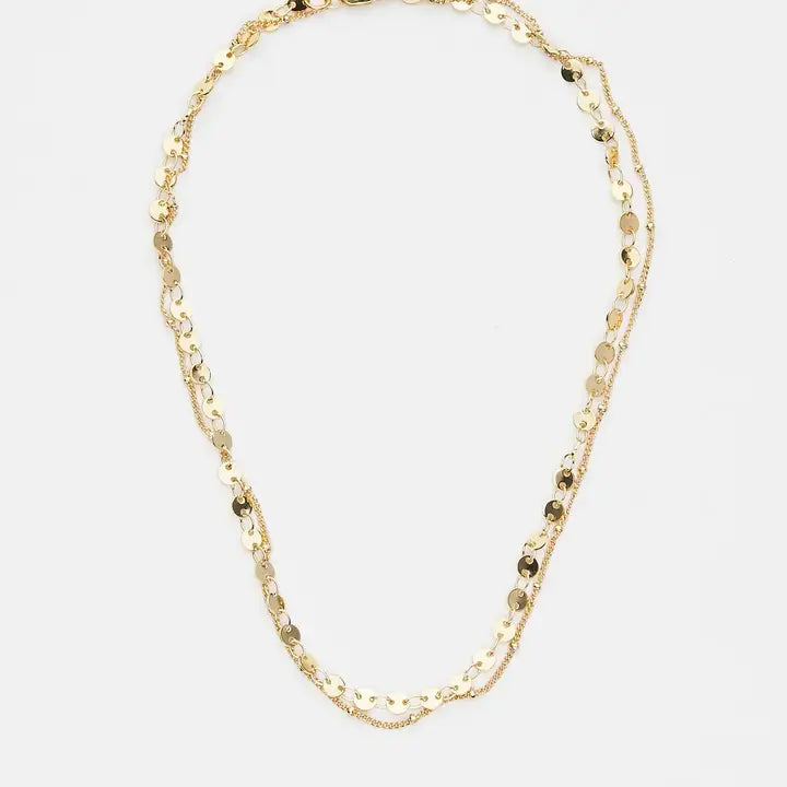 Mini Circle Layered Choker