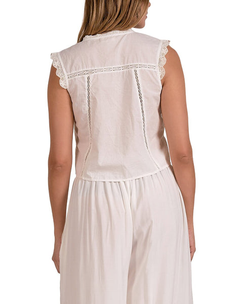 White tie blouse