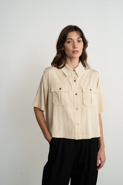 Utility Pocket Short Sleeve Shirt
