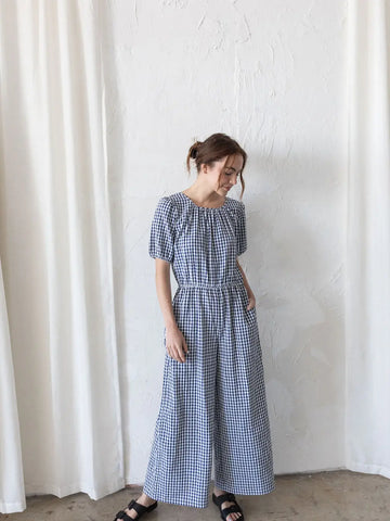 Gingham Checkered Jumpsuit