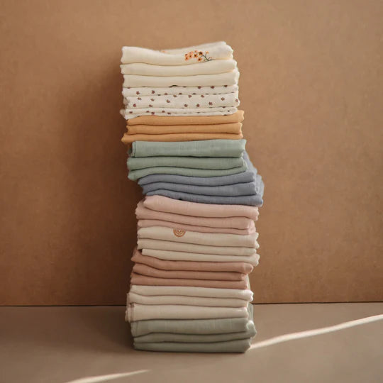 Organic Cotton Muslin Cloths