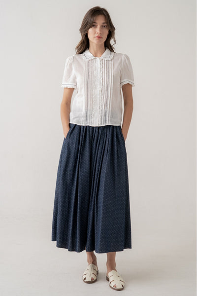 Lace Trim Blouse
