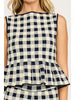 CLARA PEPLUM KNIT TOP