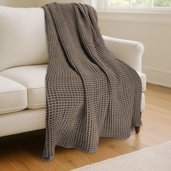 Waffle Blanket Throw