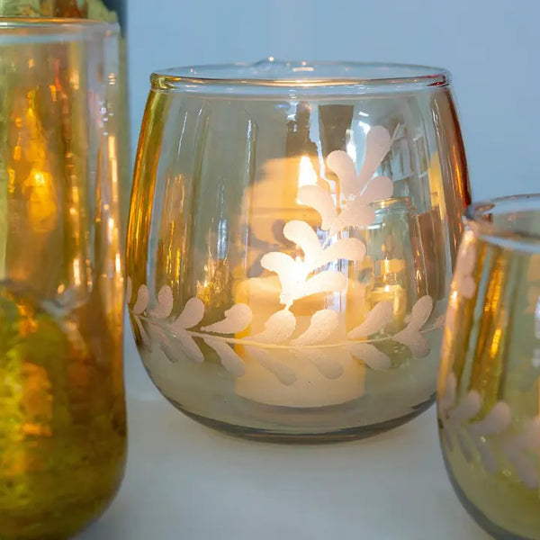 Elodie Etched Votive S