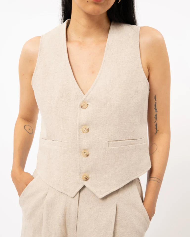 Alix Woven Vest