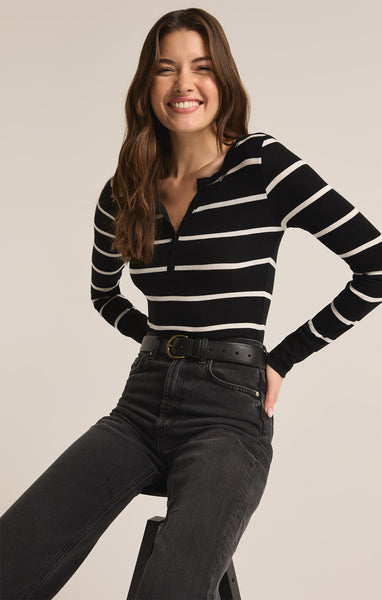 Scarlett Rib Henley