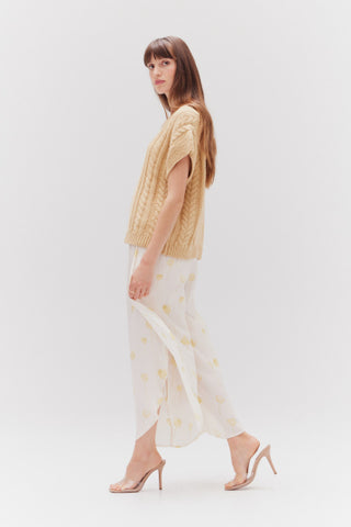 Summer Sweater Vest carmel