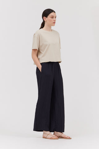 Crinkle Fabric Pants