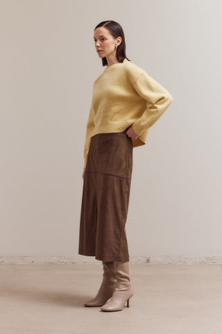 Seam Round Neck Sweater