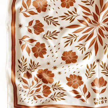 100% Silk Bandana Scarf