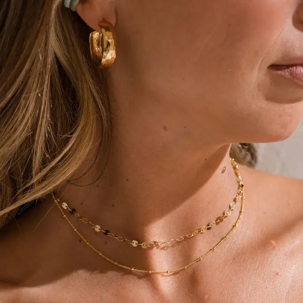 Mini Circle Layered Choker