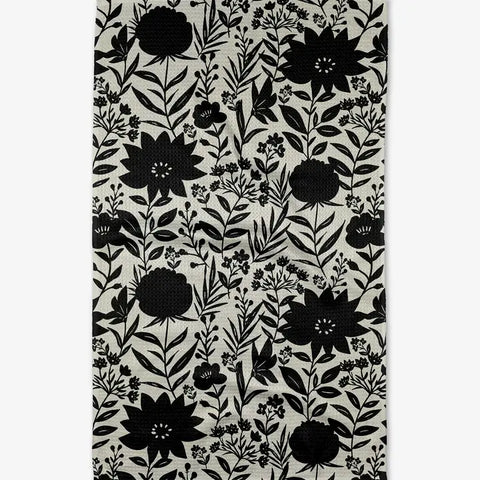 Shadow Flower Tea Towel