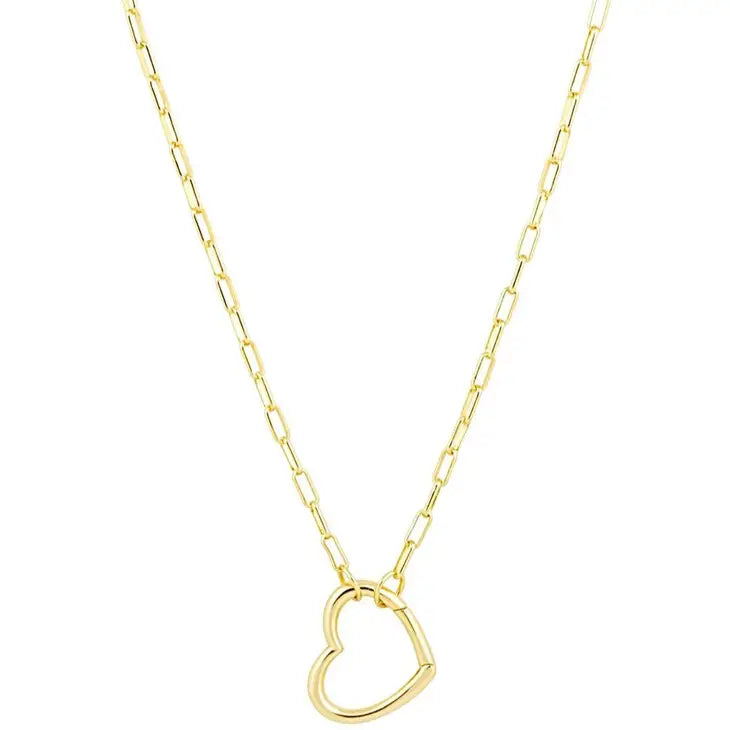 Brooke Open Heart Necklace