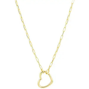 Brooke Open Heart Necklace