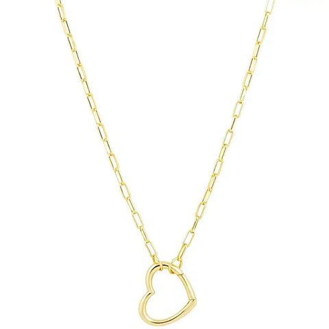 Brooke Open Heart Necklace