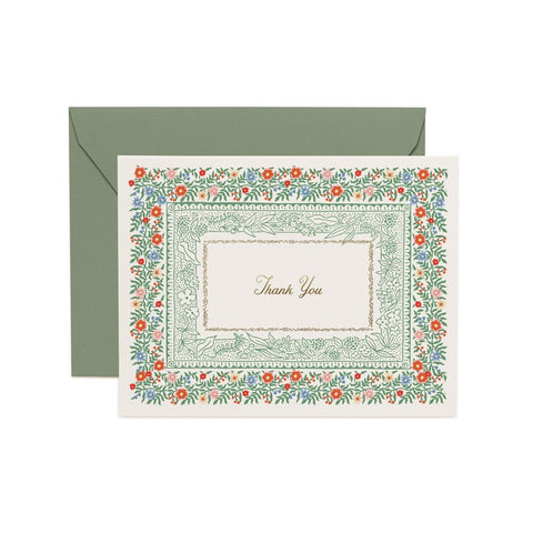Rosette Thank You Card