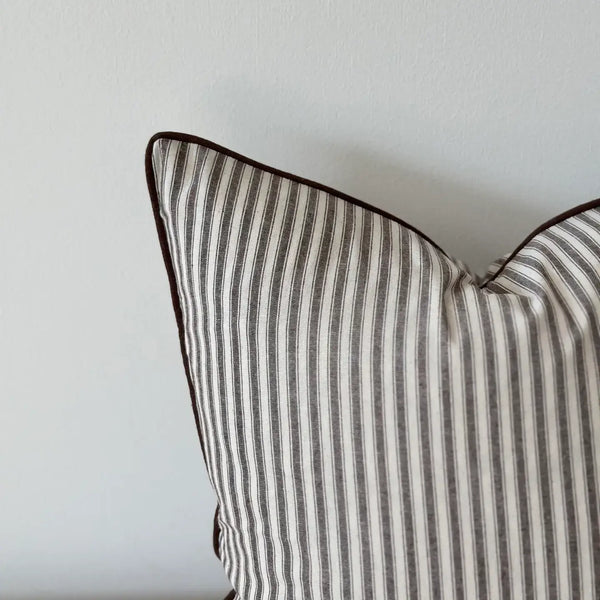 26" Florence Dark Brown Stripe