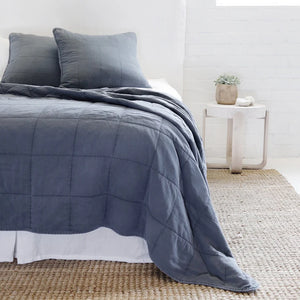 Antwerp Euro Sham 28X28 Navy