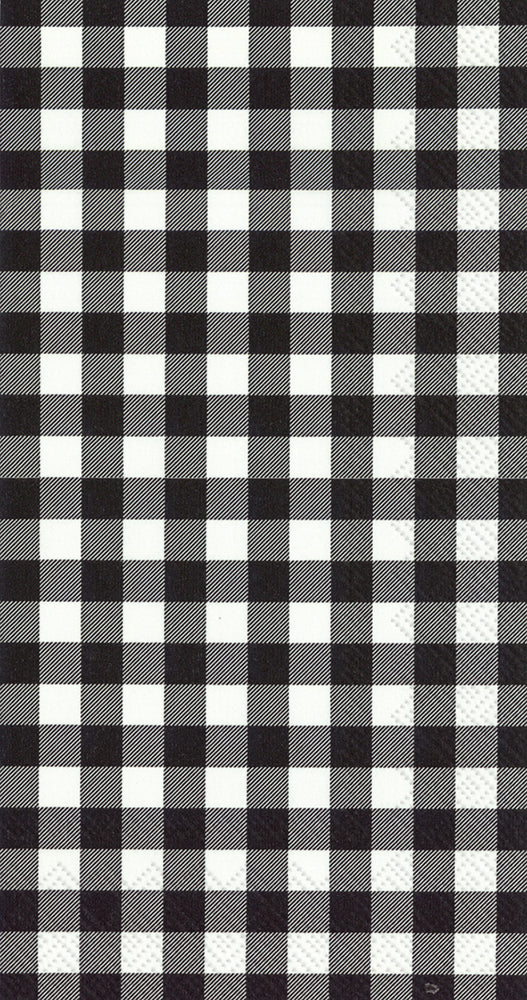 Buffalo Check Black Guest Towel