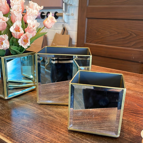 Beveled Mirror Box Small