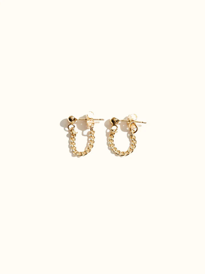 Curb Chain Earrings