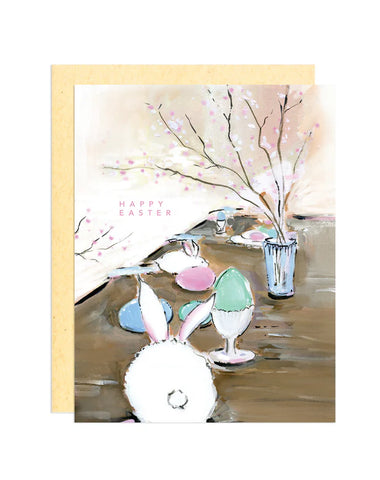 Happy Easter Table Bunnies