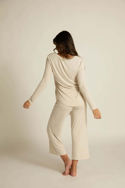 Wide-Leg Capri Pant