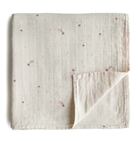 Organic Cotton Muslin Swaddle Blanket