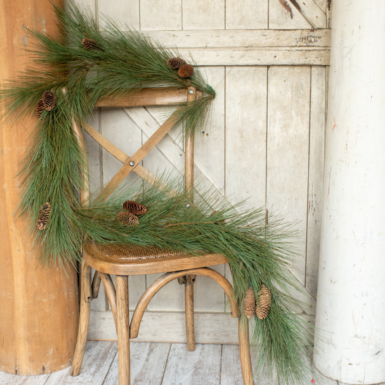 6' RIVER PINE GARLAND W/ CONES