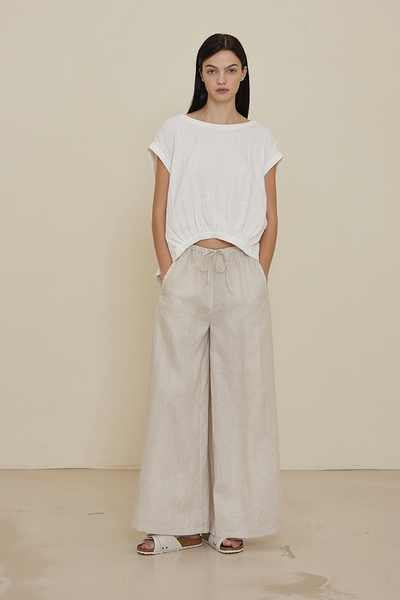 Long Line Linen Pant