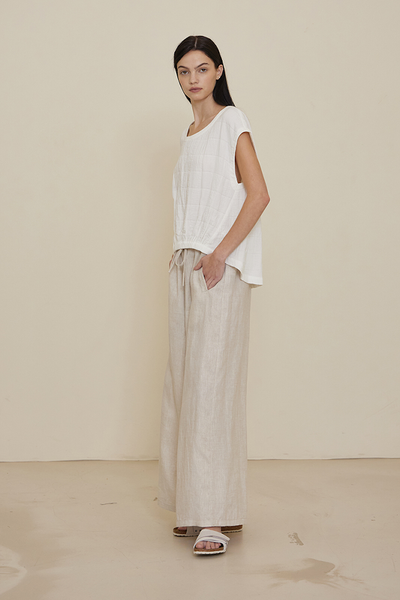 Long Line Linen Pant