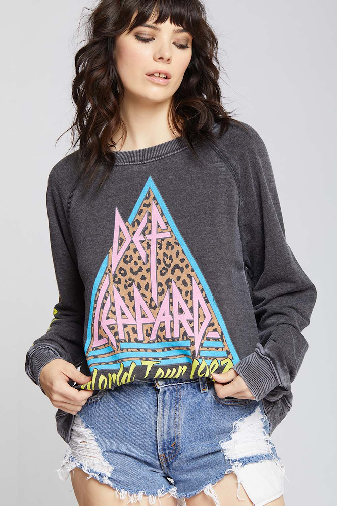 1130 DEF LEPPARD ONE SIZE SWEATSHIRT