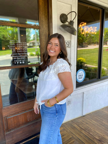 Off The Shoulder Cream Blouse