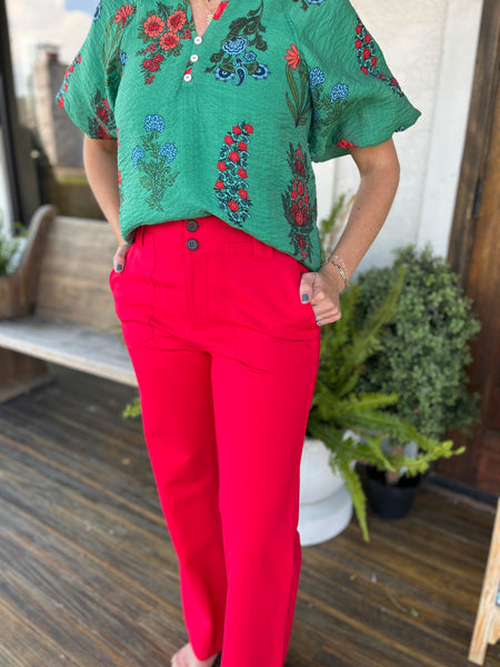 Two Pocket Flare Pant