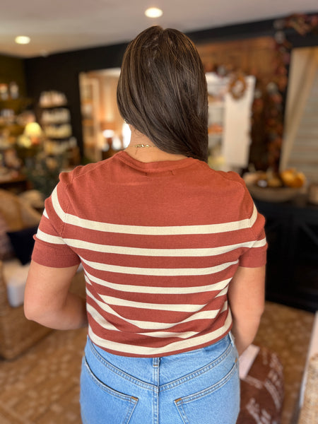 Classic Striped Sweater Tee