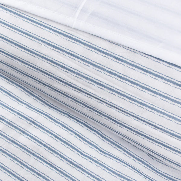 Tobago Stripe Blue Comforter Set
