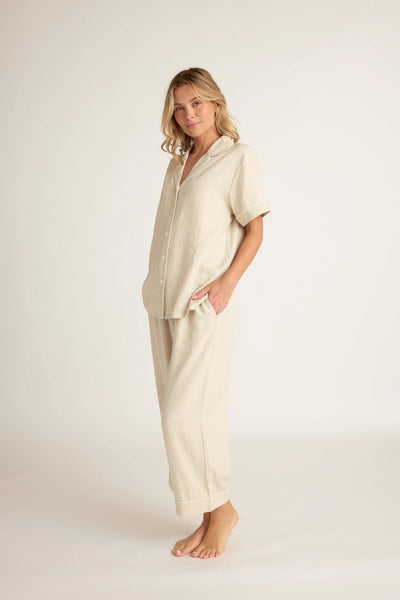 Linen Capri Pant