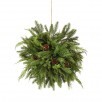 18" Natural Touch Mix Evergreen Kissing Ball