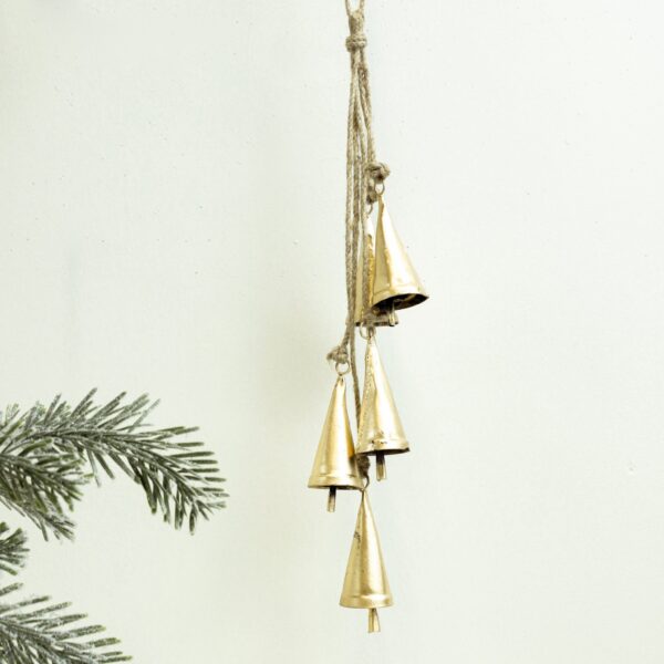 16″ HANGING GOLD COWBELLS