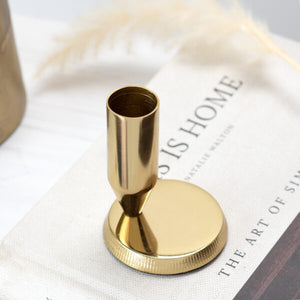 3.2" Ant. Brass Candle Stick