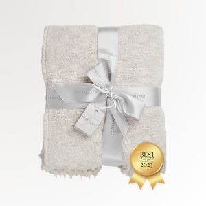 Bamboo Plush Throw - Heathered Fog