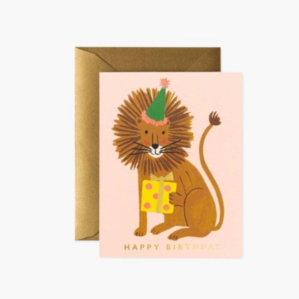 Lion Birthday Card