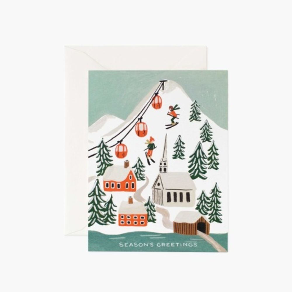 Boxed Set of Holiday Snow Scene Cards