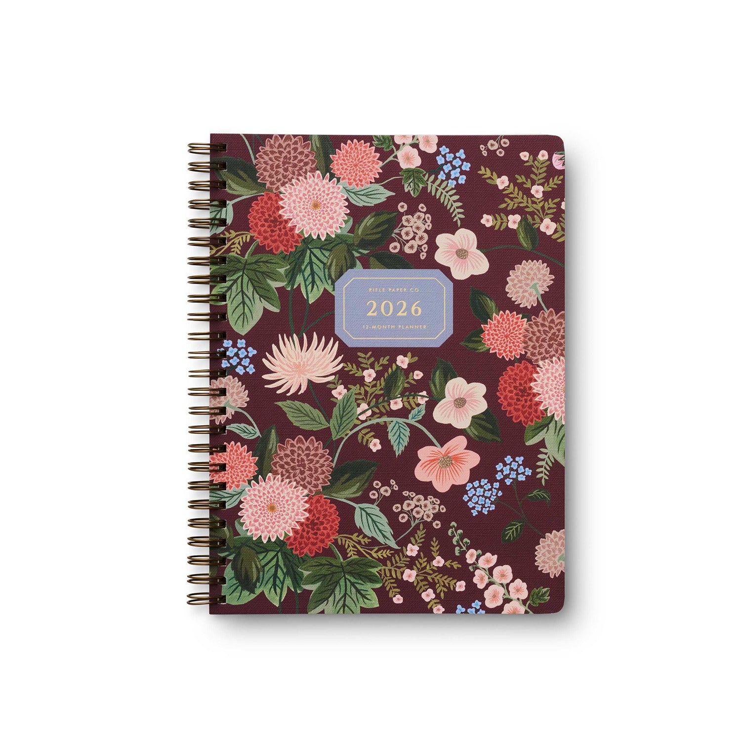 2026 Dahlia 12-Month Softcover Spiral Planner
