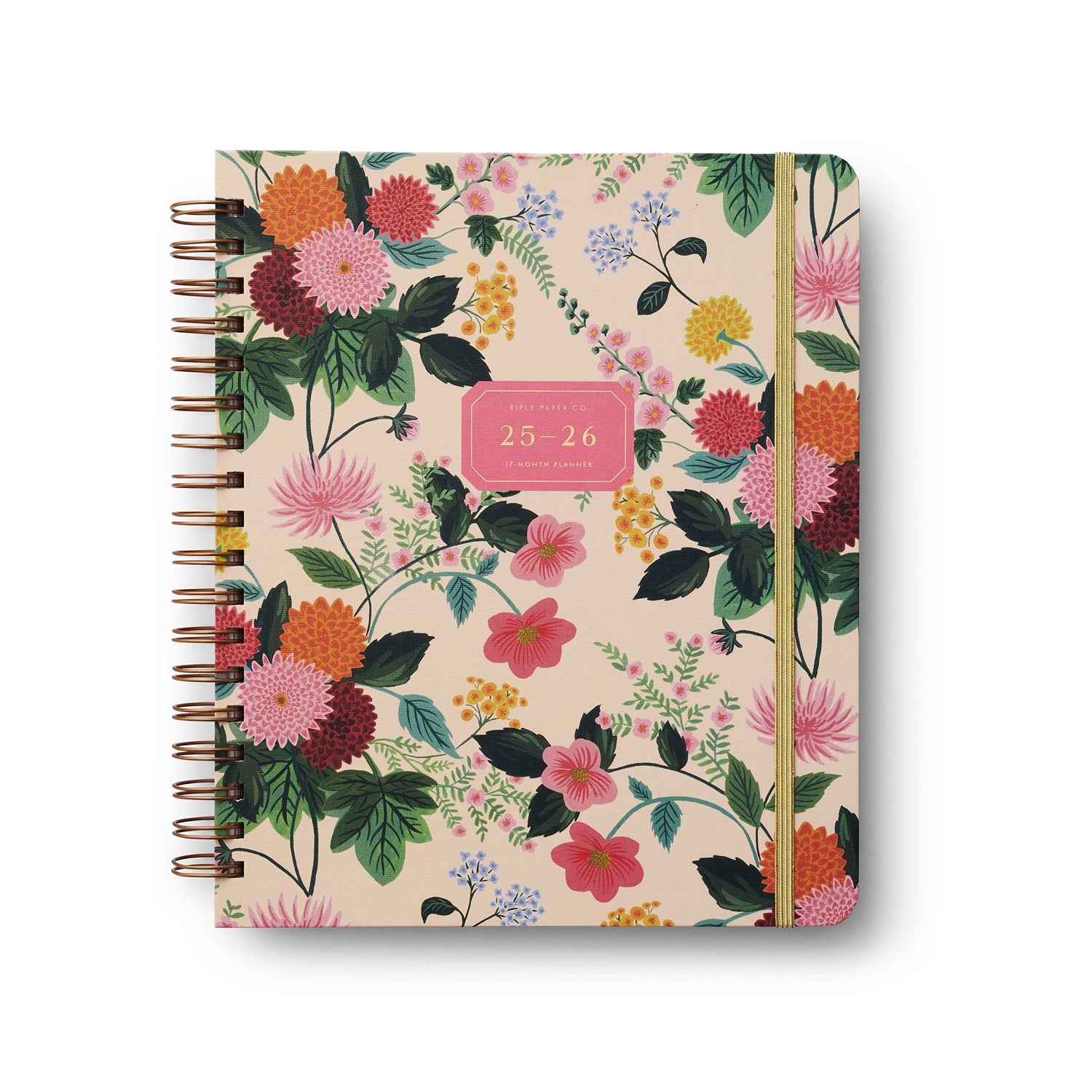 2026 Dahlia 17-Month Academic Hardcover Spiral Planner