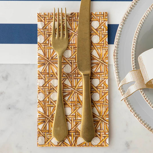 Rattan Weave Guest Napkins